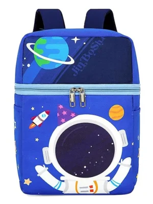 Storite Unisex Small Stylish &Trendy Water Resistant printed Bag College travel Backpack School Bag for kids boys & girls Birthday Gift Blue
