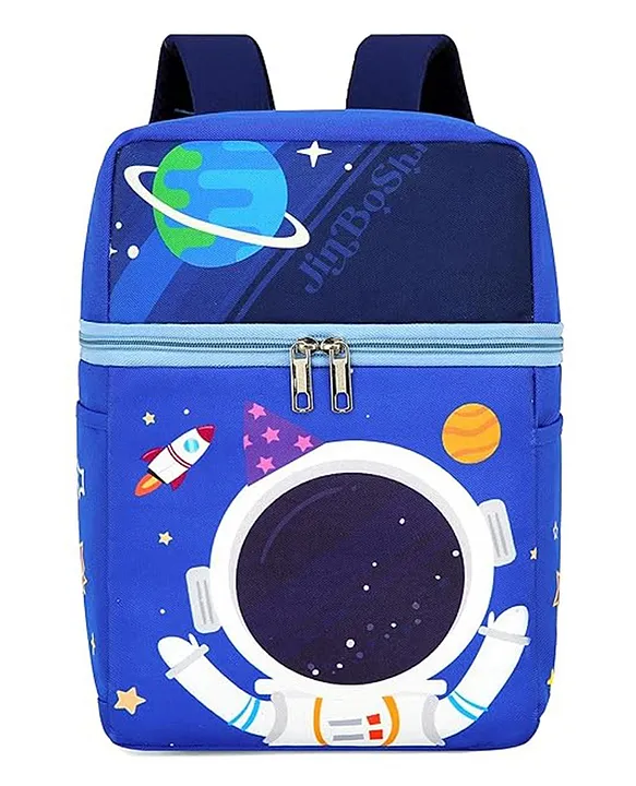 Storite Unisex Small Stylish &Trendy Water Resistant printed Bag College travel Backpack School Bag for kids boys & girls Birthday Gift Blue