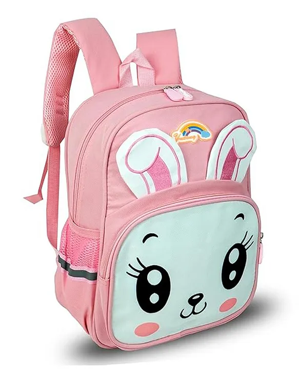 Storite Cute Rabbit Backpack for Kids Girls Stylish Durable WaterResistant Backpack Shoulder School Bags for Girls Pink Height 12.2 Inch
