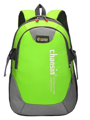 SYGA Travel Backpack for Female Large Capacity Oxford Cloth School and Sports Bag Green Height 17 Inch