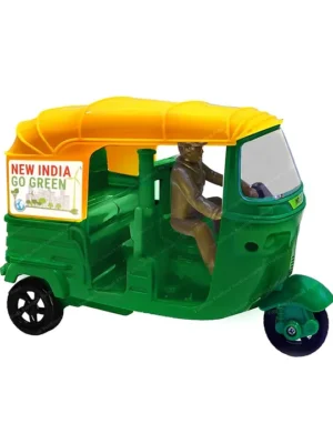FunBlast Bump & Go Auto Rickshaw Toy for Kids Pack of 1 Random Color