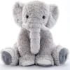 Premium Soft Toy Lucky Elephant RabbitF Grey for Kids Height 32 cm
