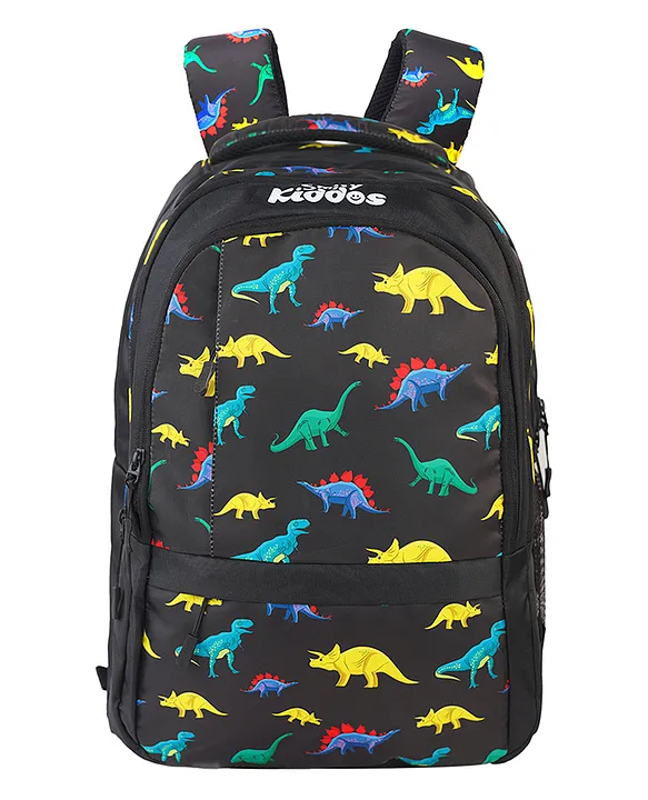 Smily Kiddos 17 L Rage Dino Backpack Black 17 Inch