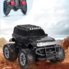 Babyhug Premium Off Roader Rechargeable Remote Control Truck With Normal & Turbo Speed & 4 Headlight Modes Black