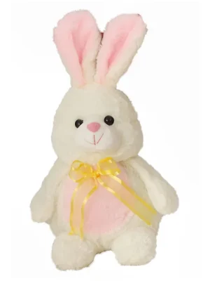 Rabbit Stuffed Soft Plush Animal Toy for Kids (Color:Pink Size:23 cm)