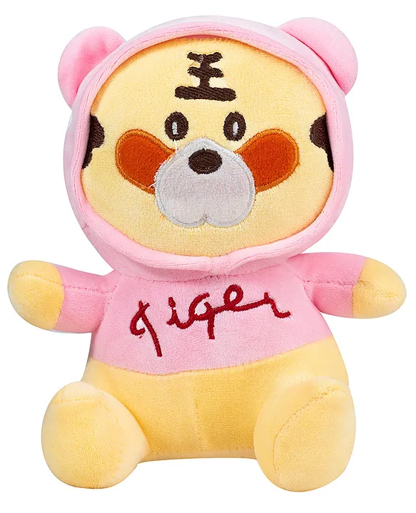 Plushy Cart Stuff Spandex Baby Tiger Multicolor Height 20 cm
