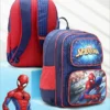 Babyhug Marvel Spiderman School Backpack Blue Height 15.8 Inches(Backstrap Print May Vary)