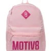 QIPS MOTIV8 Backpack Pink Height 15 Inches