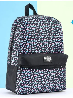 Smiggle Backpack Black Height 16.3 Inches