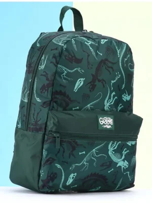 Smiggle Dino Print Backpack Black Height 16 Inches