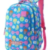 American Tourister OLLIE 4.0 XL Backpack with Smilie Print Blue Height 19 Inches