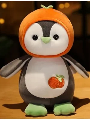 Fruit Penguin Soft Toy Adorable Plush Toy for Kids Height 25 cm