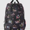 Wildcraft Champ Backpack with Birds Print Black Height 16 Inches