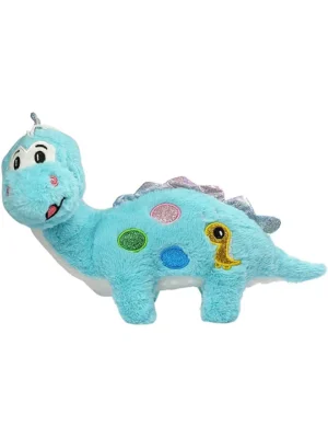 15 inch Dinosaur Fully Stuffed Soft Plush Toy for Kids & Adults in Sky Blue Perfect for Snuggling and Playtime Animal Toy Perfect Gift Birthday Anniversary ChristmasDiwali Home Décor Length 27 cm