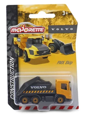Majorette Volvo Edition DieCast Free Whee Construction Vehicle Toy Truck (Color Print & Design May Vary)