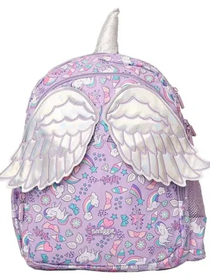 YAMAMA Unicorn Kids Backpack Miniature School Bags for Kids Bags for PreSchoolers Small Bags for School Picnic Travelling Bag for Toddlers with hand Wings Multicolor Height 14 Inch