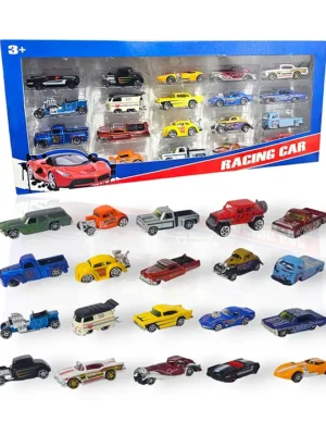 ADKD Mini Metal Free Wheel Die Cast Car For Kids Pack Of 20 Cars Multicolor