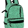 FunBlast Large Capacity Printed Backpack for School & College Students Green Height 17 Inch