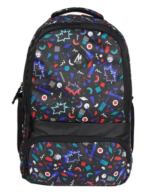 MIKE BAGS Mike Bags Laren 23L Laptop Backpack Black Height 19 Inches