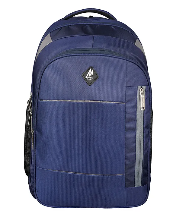 MIKE BAGS Mike Bags Prestige Backpack Navy Blue Height 19 Inches. Capacity 41L