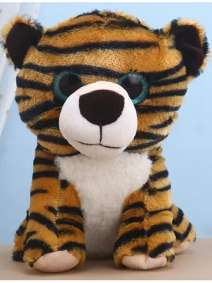 Little Tiger Soft Toy Dark Yellow Height 22 cm