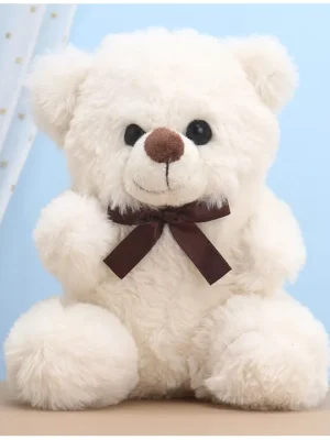 Bear Soft Toy Cream Height 25 cm