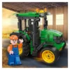 YAMAMA Farm Tractor Building Blocks Set Toys for Kids Pull Back Tractor Model Kit Building Bricks Blocks 304 Pieces Multicolor