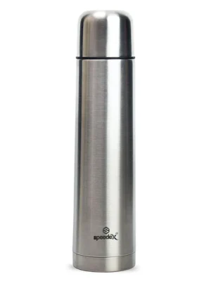 SPEEDEX Flasq Vacuum Insulated 24 Hrs Hot & Cold Thermosteel Water Bottle (1000 ml Silver )