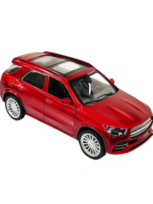 FunBlast Realistic Small Size Die Cast Metal Car Toy for Kids with Openable Door Maroon