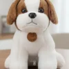 Puppy Dog Soft Stuffed Plush Animal Toy For Kids Boys & Girls Birthday Gift (Color: Brown; Size: 35 cm)