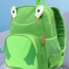 Luv Lap Backpack With Frog Print Green Height 12.2 Inches