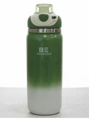 Insulated BPA Free leakproof hot and cold bottle for school college office and travelling Water Bottle 2404Green 500ml
