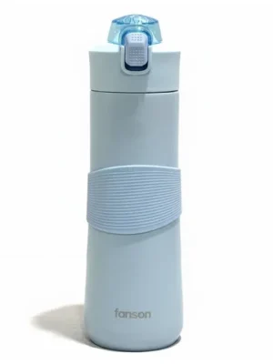 Insulated BPA Free leakproof hot and cold bottle for school college office and travelling Water Bottle 1464Sky Blue 500ml