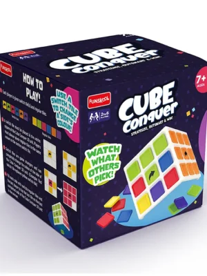 Cube Conquer Strategic & Mind Challenging Cube Game for 26 Players Multicolour