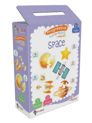 Progressive Learning Puzzles Space Fun & Educational Puzzle Set for Kids