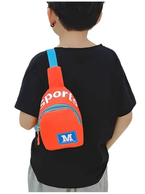 Bembika Baby Essential Adorable And Functional Baby Shoulder Bag For Kids Small Bags For Girls & Boys Stylish Daypack Cross Body Sling Bag Red