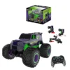 SANJARY Sanjary Latest Remote Control Stunt Car Stand Driving Flip Stunt Climbing Cars 360 Rotating Big Monster Truck With Smoke Spraying for kids color design may vary