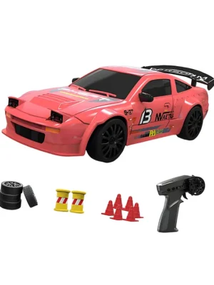 NEGOCIO 1/24 Scale Drift Model Car Drift Sport Toy Car Remote Control Car High Speed for kids PACK OF 1 COLOR MAY VARY
