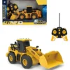 NEGOCIO Remote Control Construction Bulldozer Digger Truck Toy for Kids Rechargeable RC Vehicle with Lights & Sounds PACK OF 1 COLOR MAY VARY