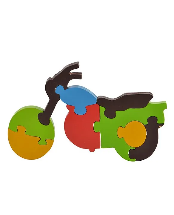 Take Apart Large Motorcycle Wooden Puzzle