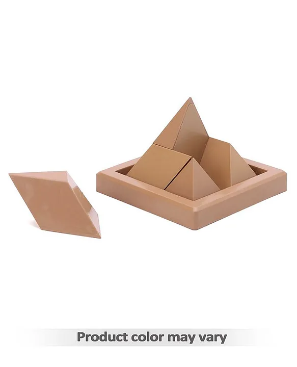 Triangle Pyramid 3D Puzzle Color May Vary