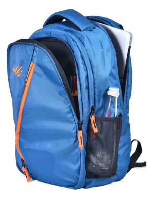 Zikki Bags Sturdy & Durable Backpack Blue 18 Inches