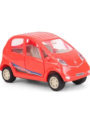 Shinsei Pull Back Nano Toy Car Red(Color & Print May Vary)