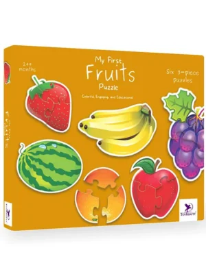 My First Fruits 6 Jigsaw Puzzles 3 Piece Puzzle for kids 23 Years