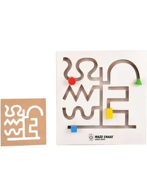 Wooden Maze Chase Logic Path