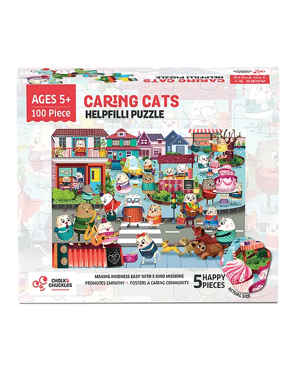 Helpfilli Cat Jigsaw Puzzle 100 Pieces