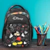 Disney By Kuber Mart Industries Mickey Mouse School Bag Black 14 Inches