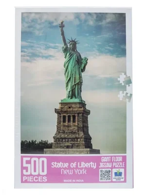 Wonders of World Statue of Liberty Jumbo Jigsaw Puzzle 500 Pieces