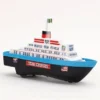 Shinsei Pull Back Star Cruises Ship Toy Black