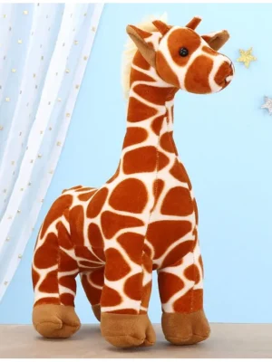 Play Toons Giraffe Soft Toy Brown Height 30 cm(Color May Vary)